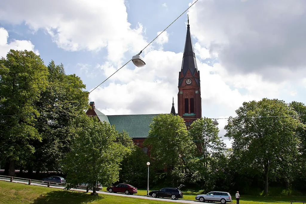 Örgryte nya kyrka (New Church of Örgryte) in Örgryte borough in Gothenburg, Sweden.
