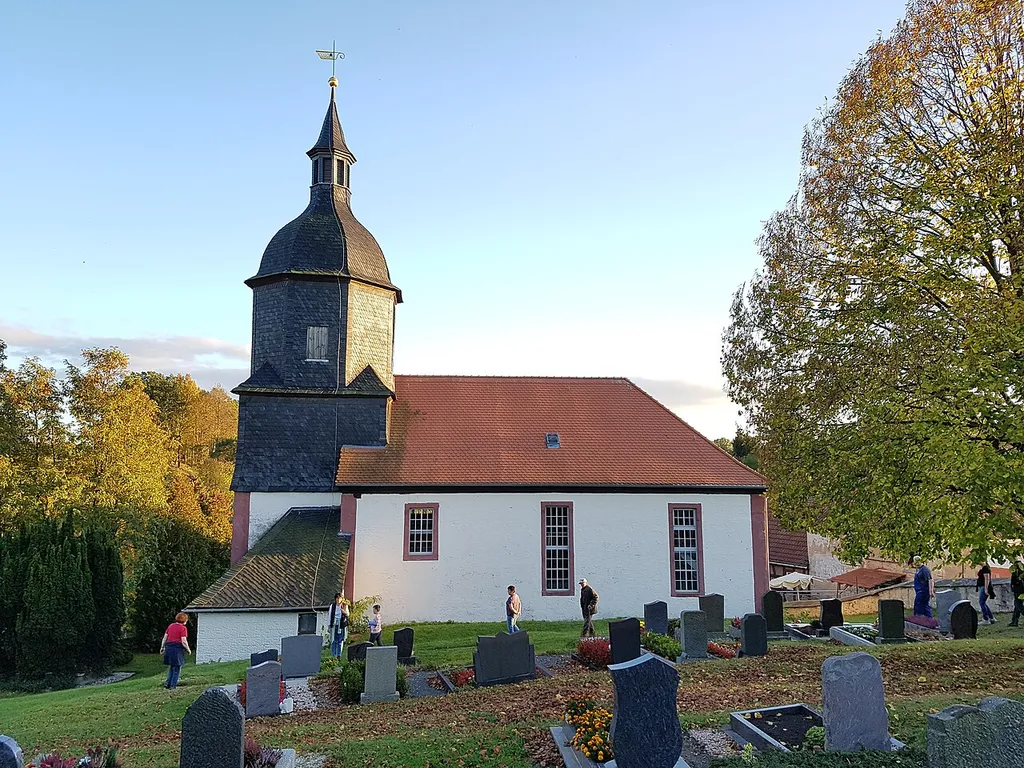 evang. Dorfkirche Lindenkreuz im Kreis Greiz (Thüringen)