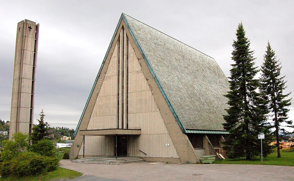 Manglerud kirke, a church in Oslo, Norway.