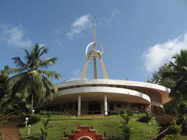 Front Elevation of St.Xavier's Church, Peyad, Trivandrum, India