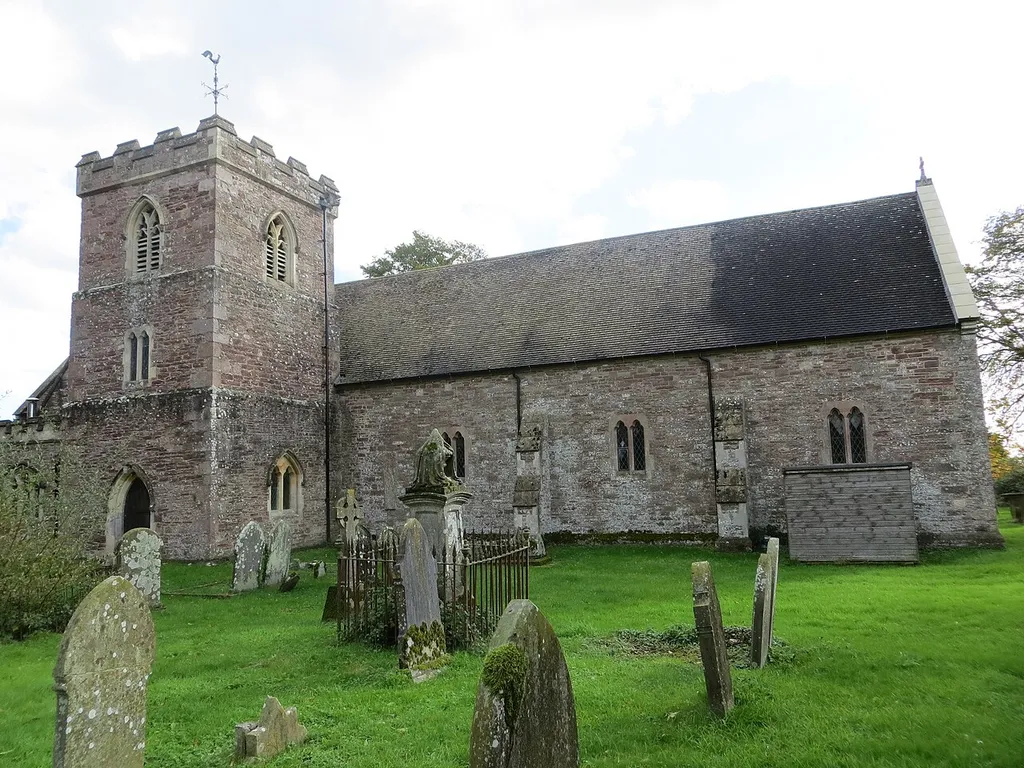 The Church of St Andrew at Woolaston. Viewed from the north-west.