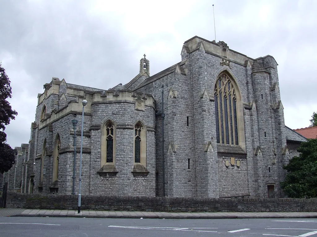 St Alban's parish church, Coldharbour Road, Westbury Park, Bristol, seen from the south