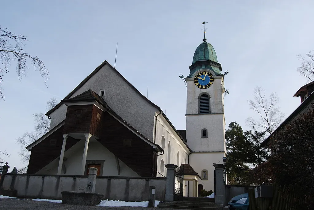 Church of Russikon, canton of Zürich, Switzerland