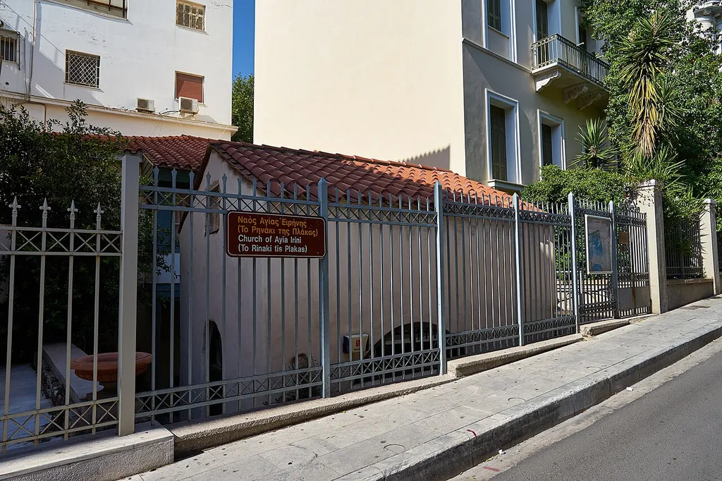 The Church of Saint Irene (Rinaki of Plaka) on August 15, 2020