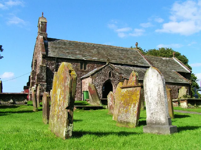 Church of St John the Evangelist, Crosscanonby. The church is typical of the small parish churches dotted across NW Cumbria.