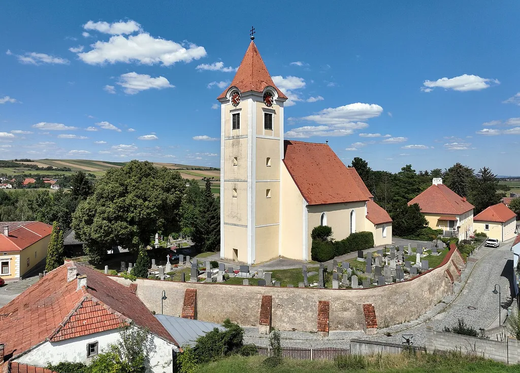 Parish church of Abstetten, Lower Austria.