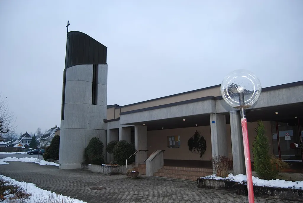 Church of the catholic community Langenthal at Roggwil, canton of Bern, Switzerland