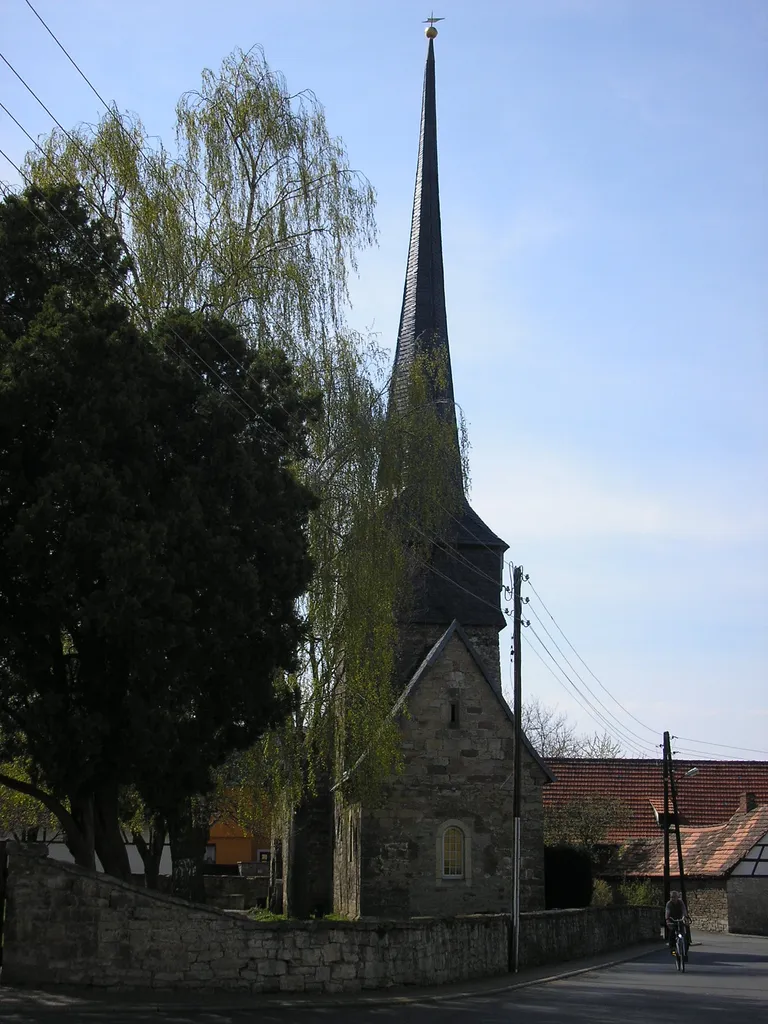 Die Kirche von Gelmeroda (Thüringen).
