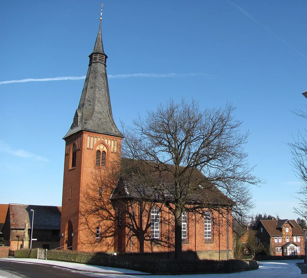 Protestant Church, Holle-Sillium near Hildesheim, Lower Saxony, Germany.