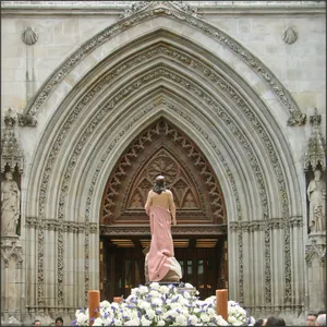 West portal of the Cathedral of Bilbao