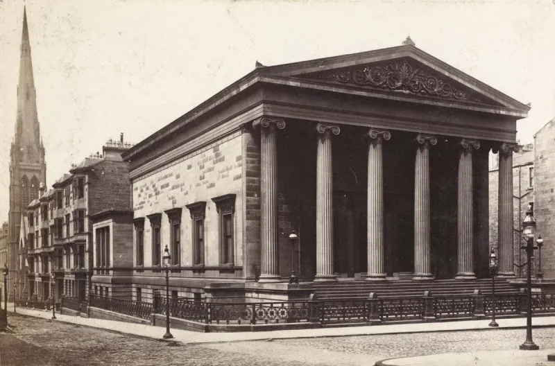 Elgin Place Congregational Church, Glasgow, architect John Burnet 1856.