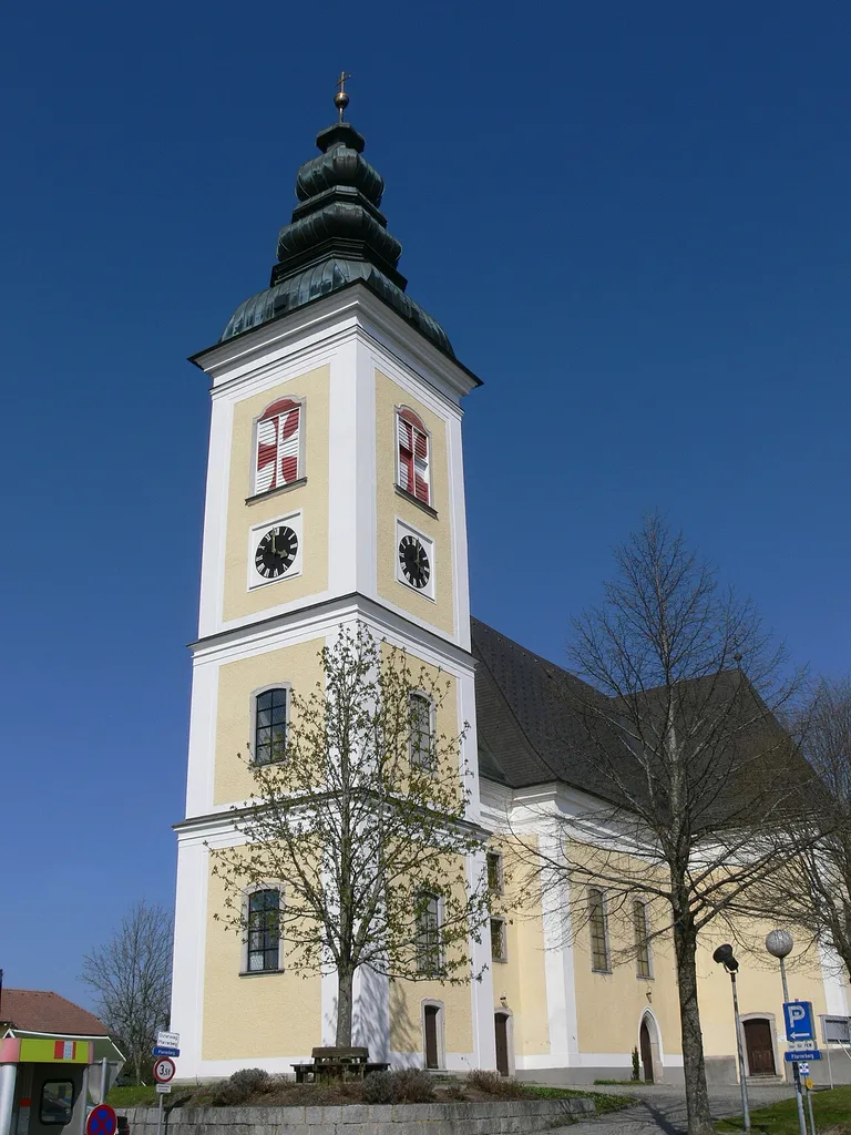 St.Peter am Wimberg ( Upper Austria ). Parish church Saint Peter.