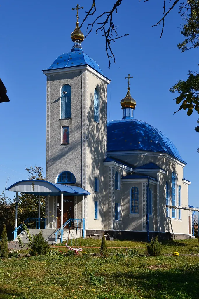 Михайлівська церква (мур.) (1902 рік) - вигляд з південного заходу - Бужани (вул. Центральна) Горохівський район Волинська область Україна
