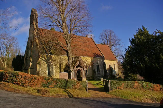 Christ Church, Broome Hall Road, Coldharbour, Surrey, seen from the southwest