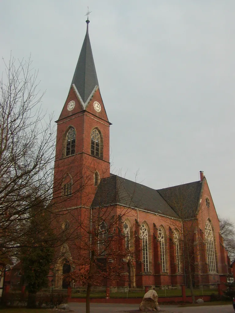 Church in Petershagen, Minden-Lübbecke, North Rhine-Westphalia, Germany.