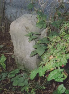 Milestone, Croydon Road, Elmers End, southern part of railway bridge