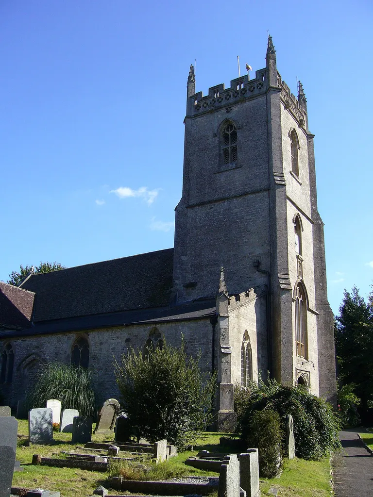 Nunney church.