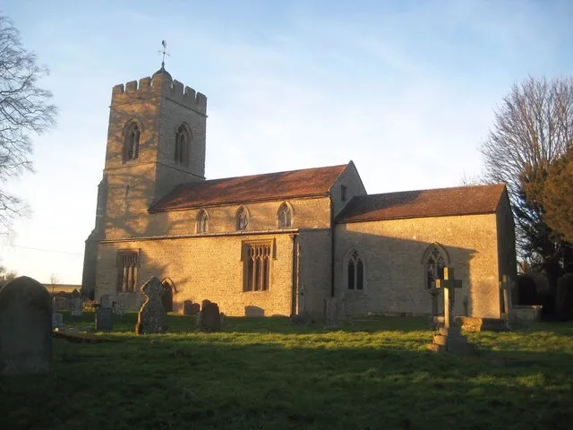 St Lawrence's parish church, Weston Underwood, Buckinghamshire, seen from the south