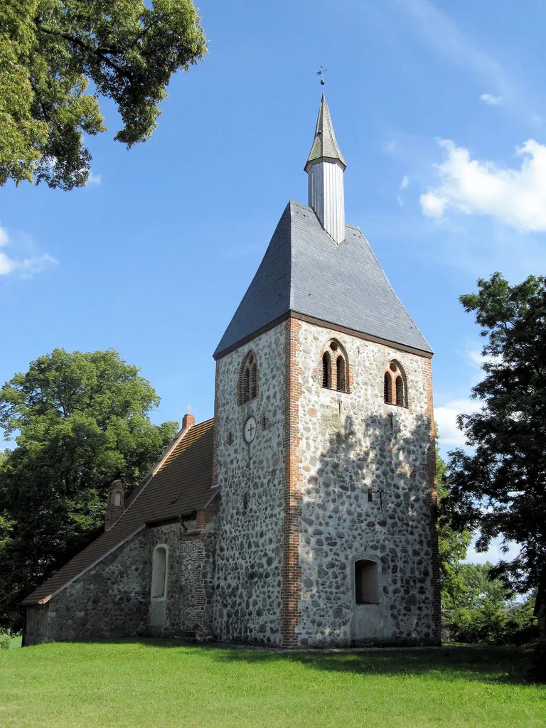 Church in Kambs, disctrict Mecklenburgische Seenplatte, Mecklenburg-Vorpommern, Germany