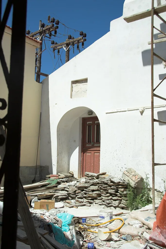 Chora of Andros, Catholic church of St Andrew (Agios Andreas), about the 16th century (or earlier).