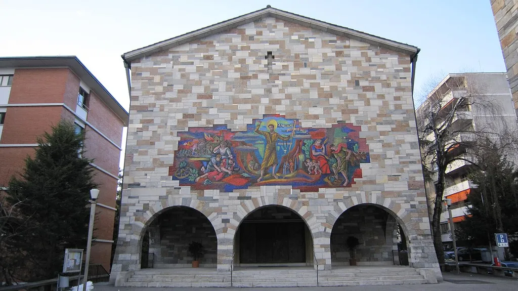 Facciata Chiesa San Nicolao della Flue - Lugano