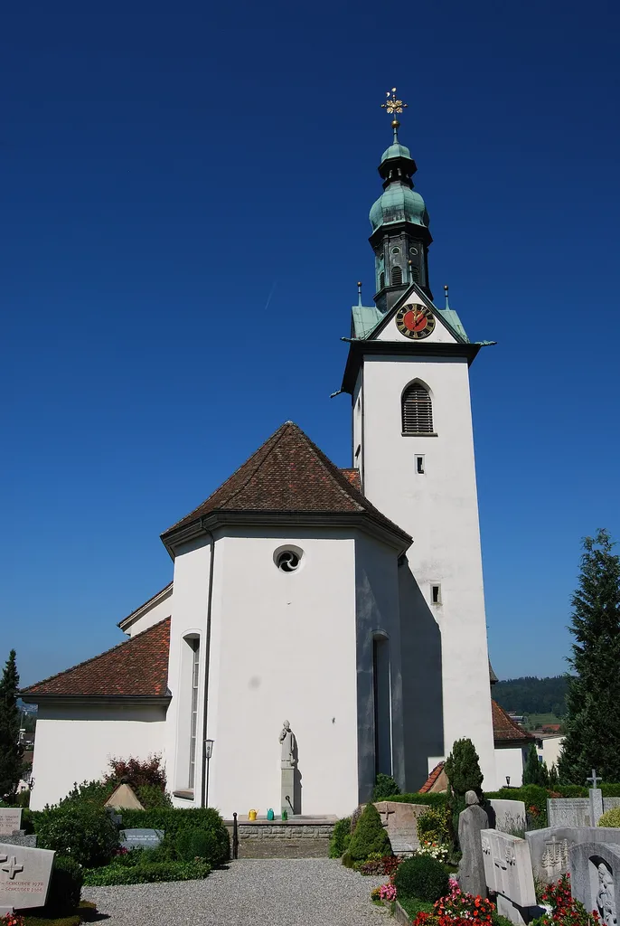 Pastoral church St. Martin Root, canton of Lucerne, Switzerland
