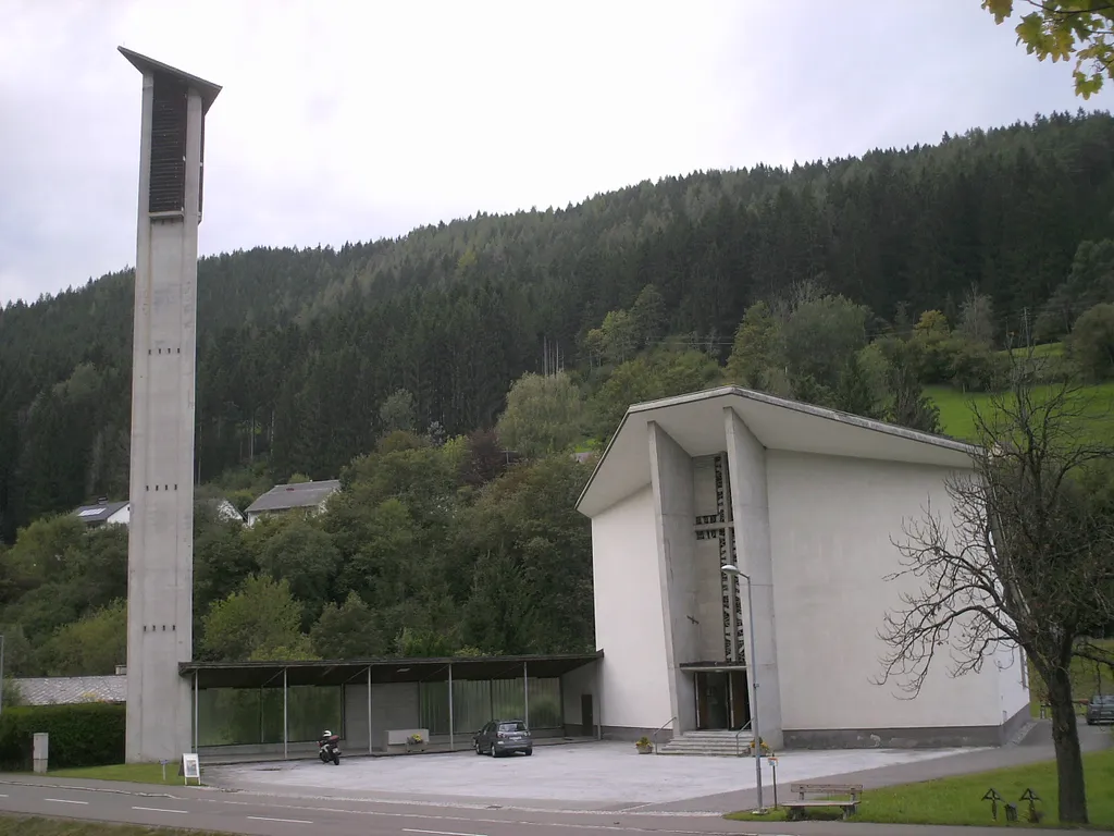 Kath. Pfarrkirche hl. Dreifaltigkeit in Thörl/Österreich.