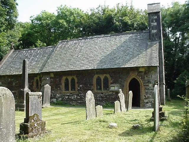 St Davids church, Llanychaer. A nicely kept little church dedicated to St David which has a small stained glass window of St David at the end.