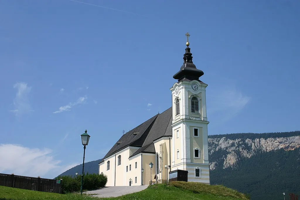 Höflein an der Hohen Wand Wallfahrtskirche Maria Kirchbüchl (Bild 1) in Unterhöflein