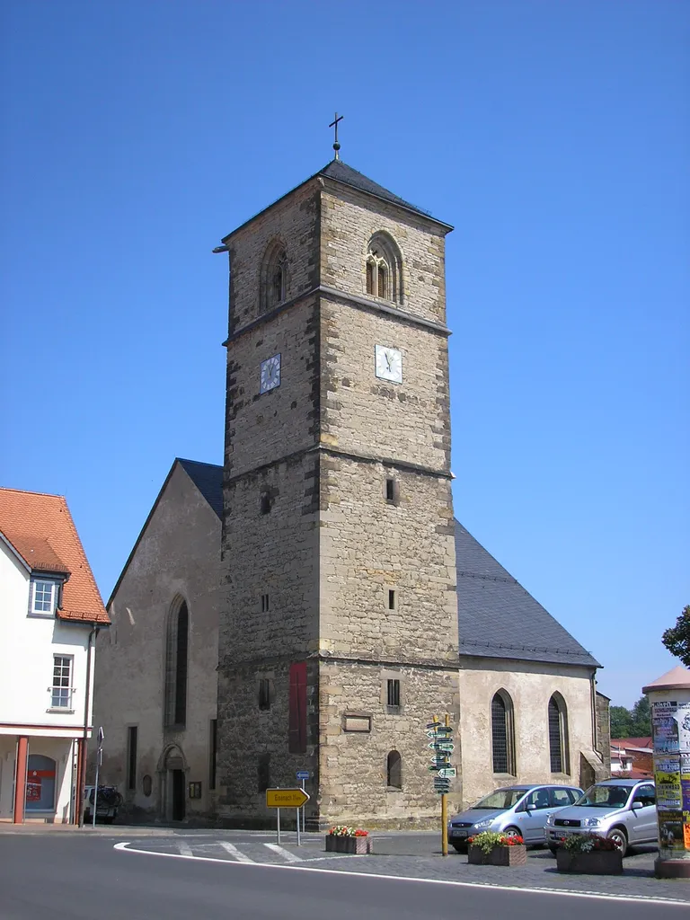 Die Stadtkirche in Creuzburg (Thüringen).