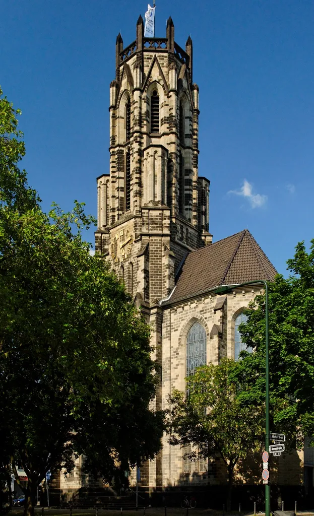 Holy Trinity Church in Düsseldorf-Derendorf, Germany