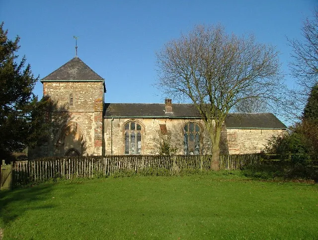 The Parish Church of St Guthlac, Astwick. I'd never heard of St Guthlac but here is a link. http://www.earlybritishkingdoms.com/adversaries/bios/guthlac.html This lovely old church has a chimney in the middle.