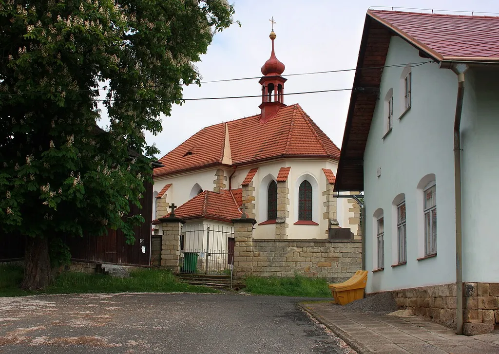 Church in Údrnice village, Czech Republic