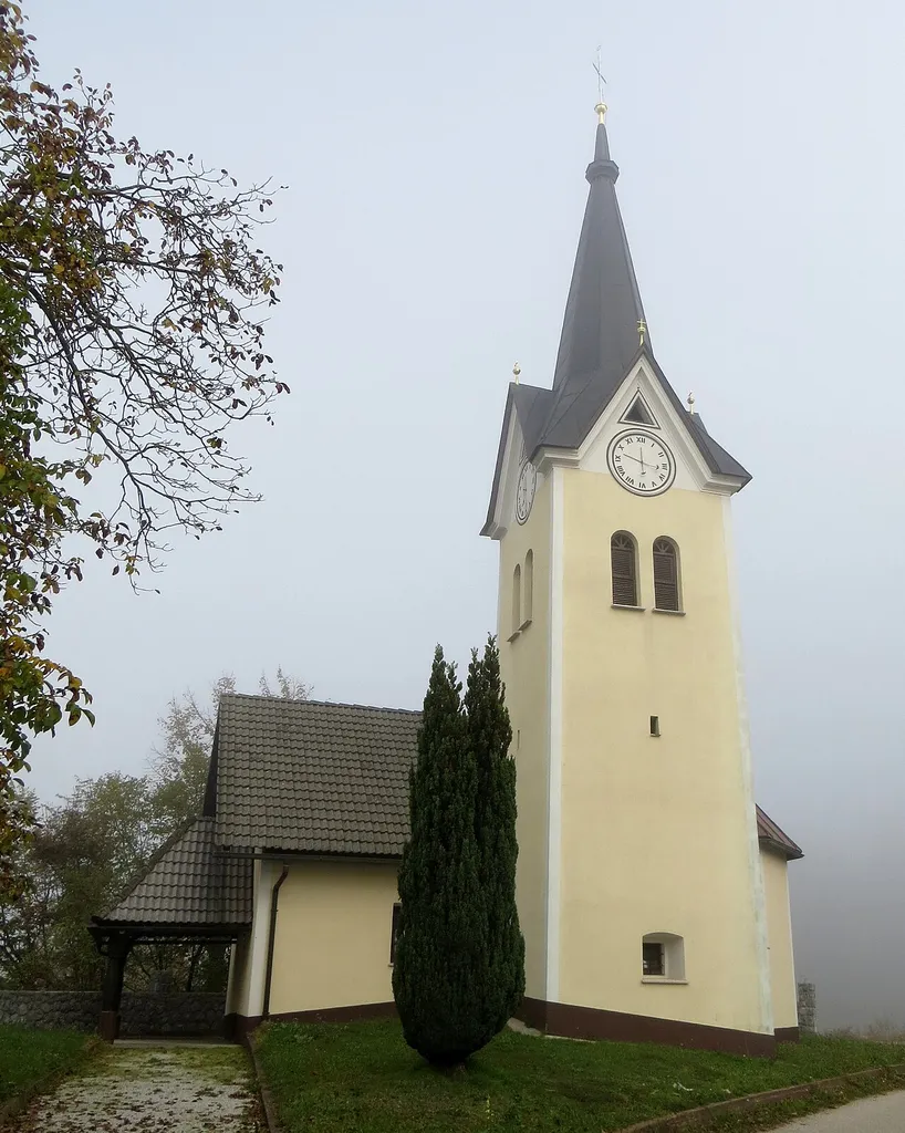 Saint James's Church in Velika Dobrava, Municipality of Ivančna Gorica, Slovenia