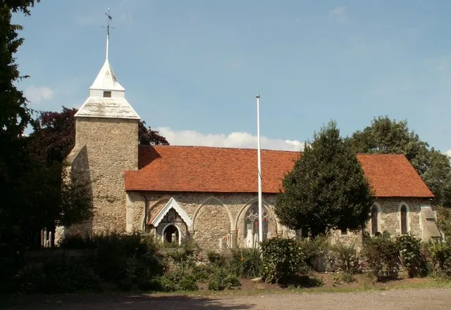 St. Mary's church at North Shoebury This is a mainly 13th century church. It once had a south aisle but it was demolished and the south wall was then rebuilt into the aisle arcade piers and arches. These are visible and can be seen in this picture.