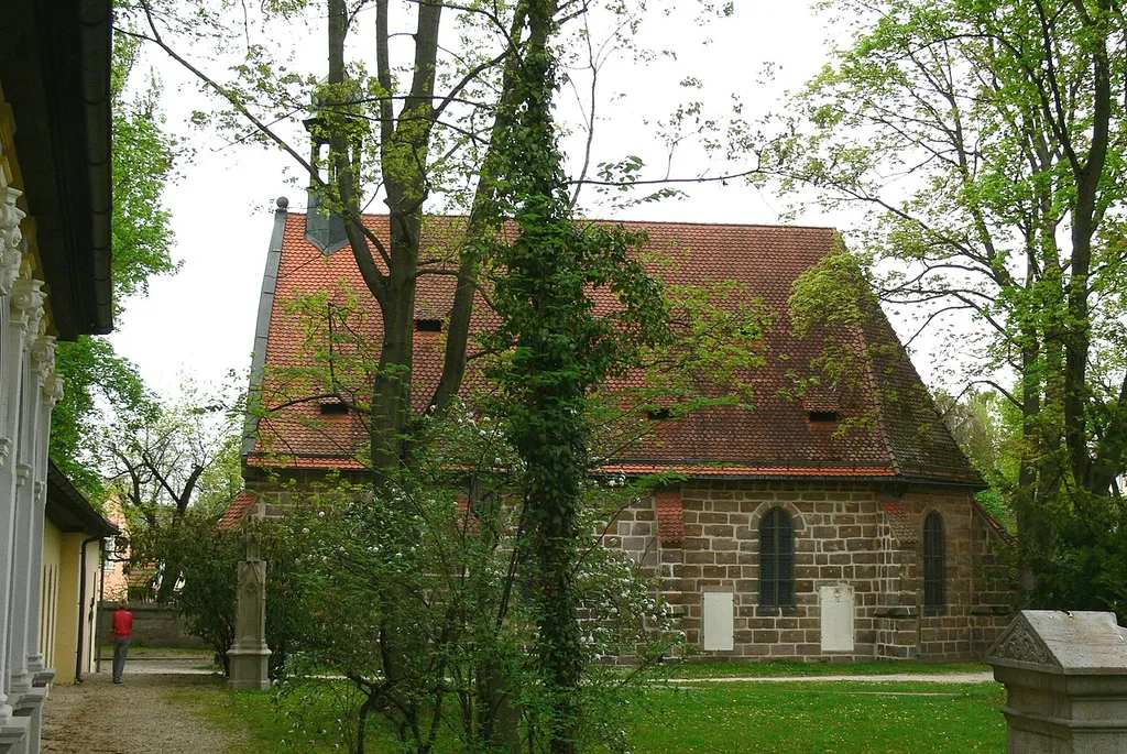 Schwabach (Bavaria) . Cemetery church of the Holy Trinity ( 1609 )