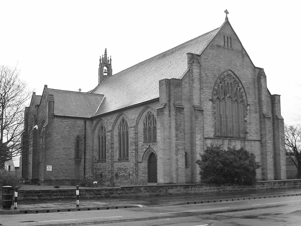 St Aidan's parish church, Station Road, Bamber Bridge, Lancashire, seen from the northwest