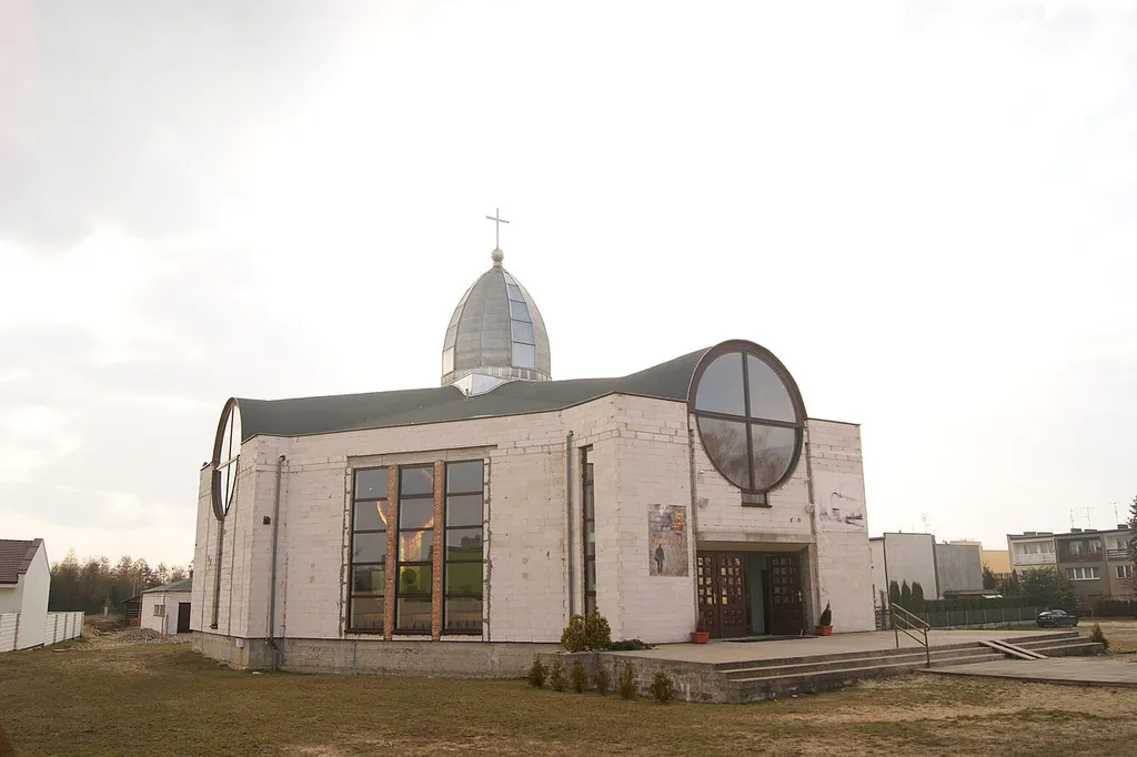 The parish church of Our Lady of La Salette in Poznań, Poland.