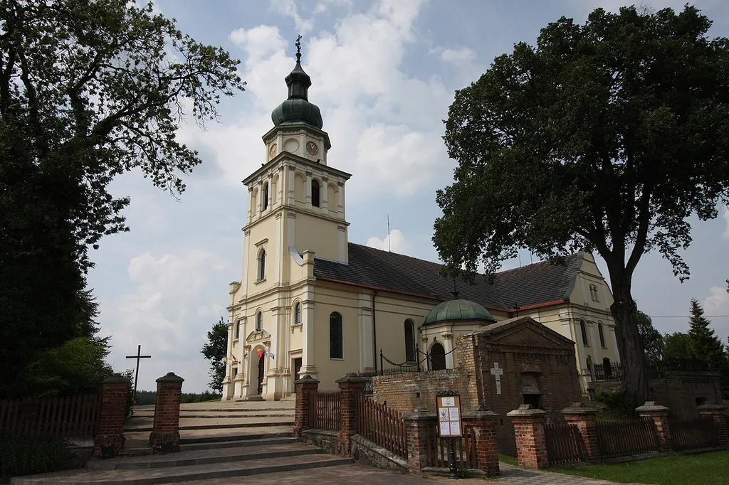 Pszczew, kościół par. p.w. św. Marii Magdaleny, mur., 1654, 1900