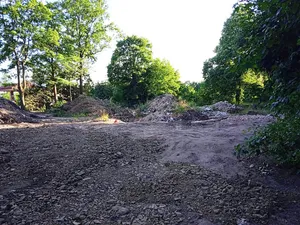 Ruined evangelical church in Krzeszów