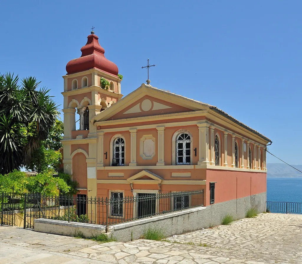 Corfu town (Corfu Island, Greece): the Panagia Mandrakina or church of the Virgin Mary Mandrakina