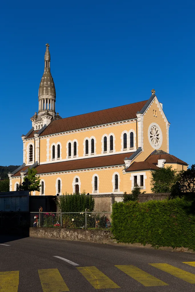 Kirche Saint-Etienne in Bressaucourt (Gemeinde Fontenais) JU
