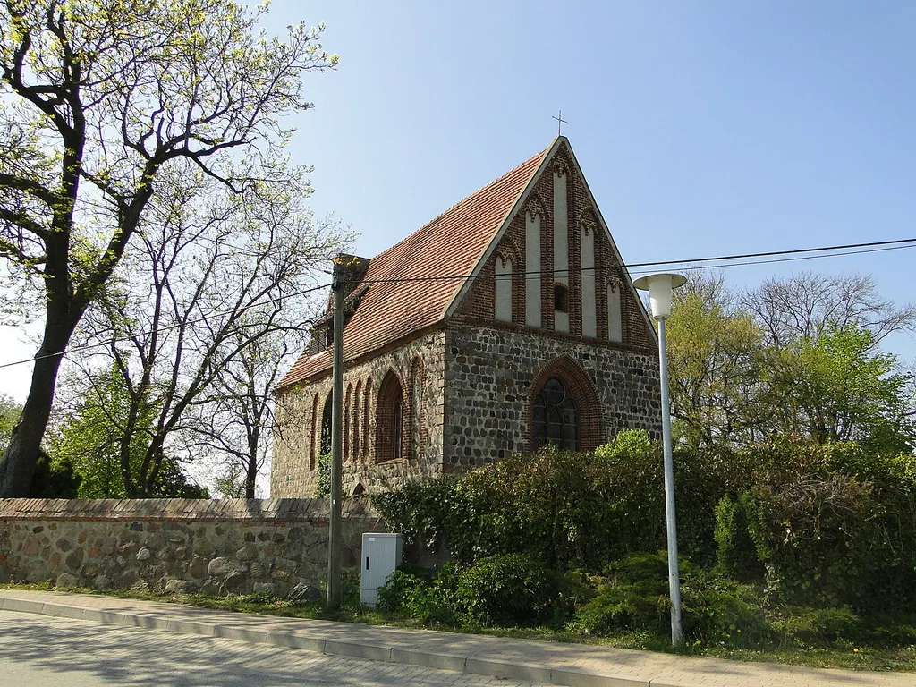 Church in Lindow, district Mecklenburg-Strelitz, Mecklenburg-Vorpommern, Germany