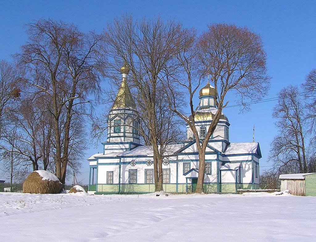 Миколаївська церква 1850р., с.Ворсівка, Малинський р-н., Житомирська обл.