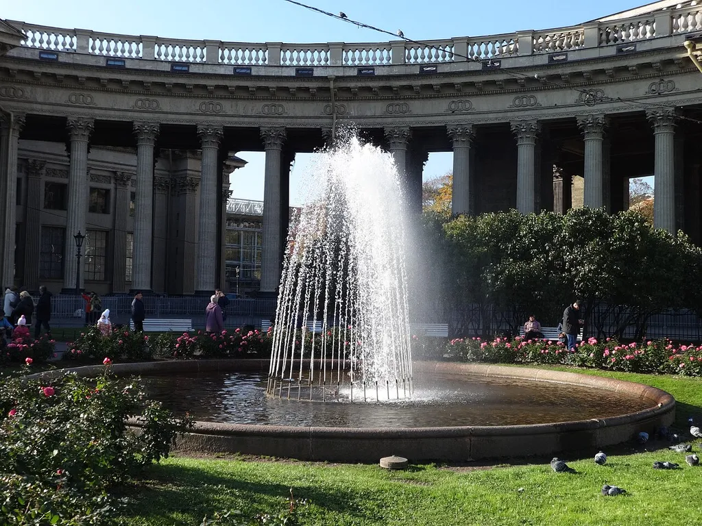 Fountain near Kazan Cathedral