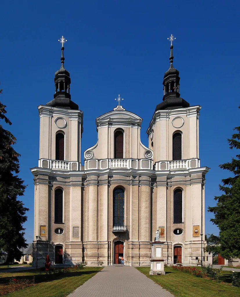 Church in Wola Gułowska, Lublin Voivodeship, Poland.