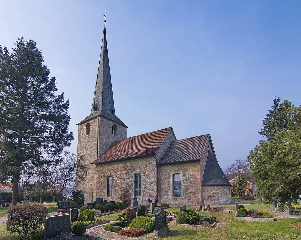 St.Michaelis-Kirche in Burgstemmen (Nordstemmen), Niedersachsen, Deutschland.