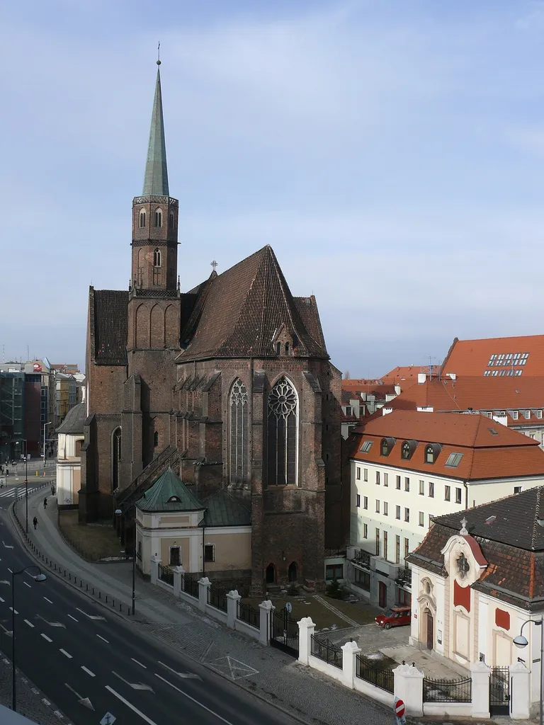 Wrocław Stare Miasto, pl. Dominikański 2 - dawny kościół klasztorny oo. Dominikanów, obecnie Kościół św. Wojciecha (zabytek nr 239/165)