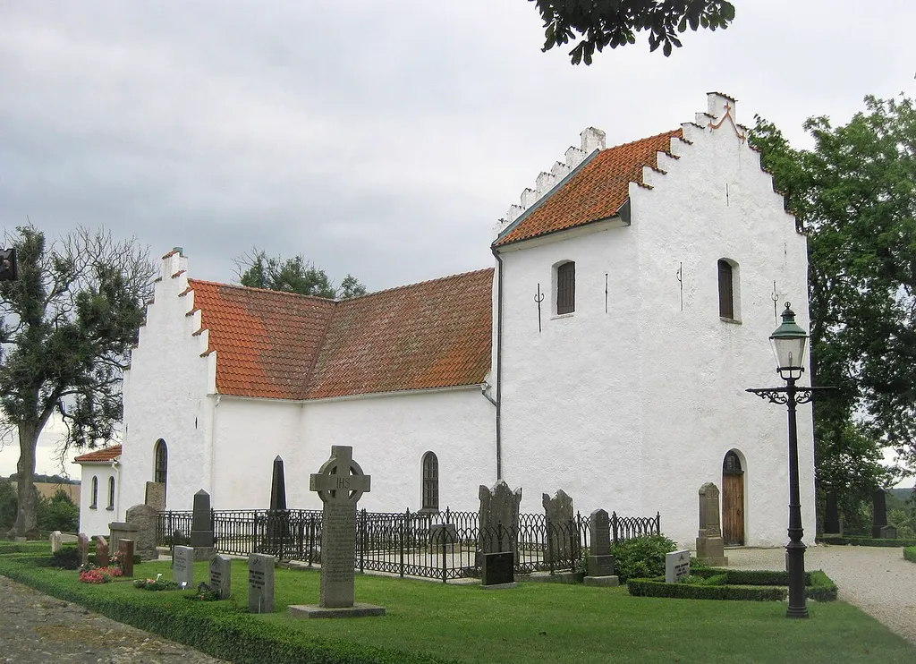 Röddinge church in Skåne, Sweden
