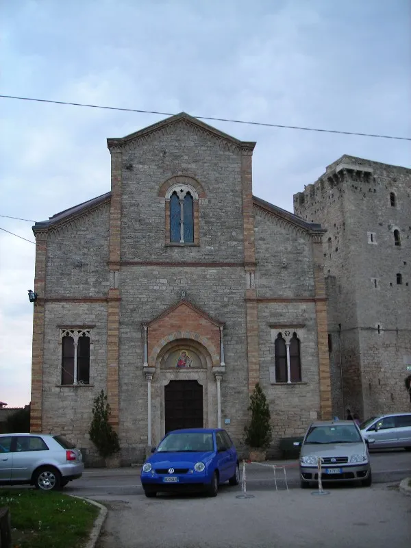 church of St Mary of Agello, in frazione Grutti, Gualdo Cattaneo, Perugia, Umbria, Italy